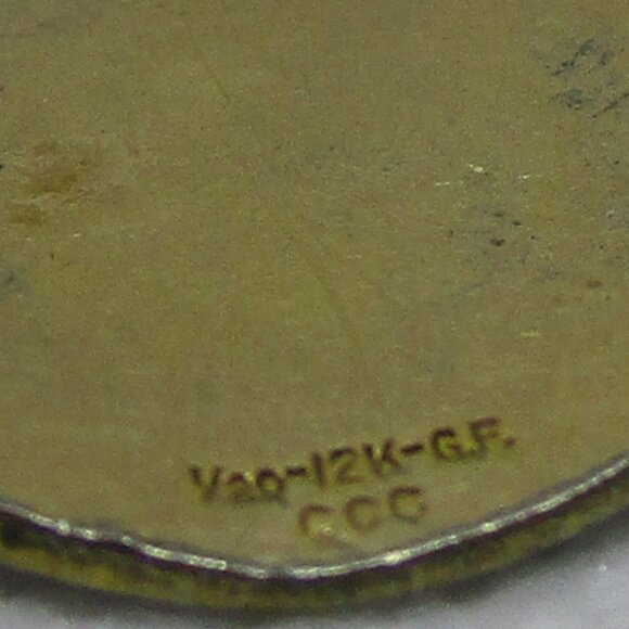 antique 12kt gold charm pendant - Picture 4 of 4